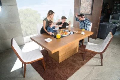 Comedor Lanzo + 4 sillas Arogueto