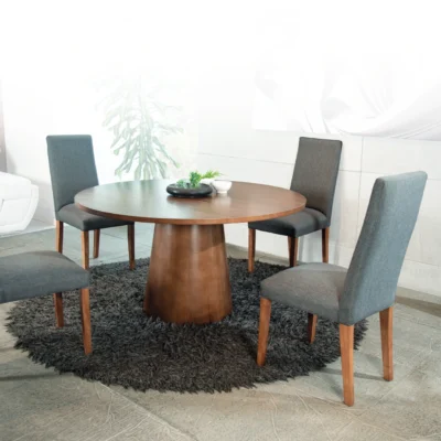 Comedor Salwetti redondo + 4 sillas Europa